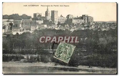 Cartes postales Avignon Panorama du palais des papes