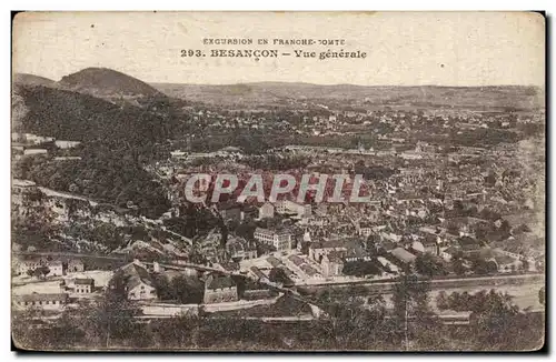 Cartes postales Besancon Vue generale