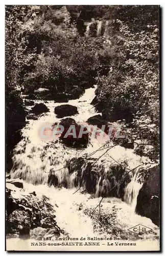 Ansichtskarte AK Environs de Salins les Bians Nans sous Sainte Anne Le Verneau