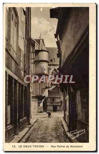 Troyes Cartes postales Rue Paillot de Montabert