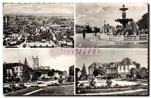 Troyes Moderne Karte Vue generale Cirque et fontaine argence