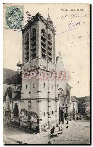 Troyes Ansichtskarte AK Eglise Saint Nizier