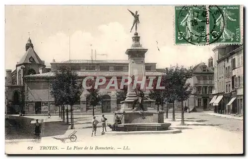 Troyes Cartes postales La place de la bonneterie