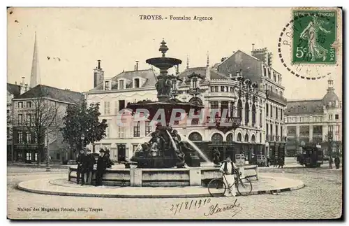 Troyes Ansichtskarte AK Fontaine Argence