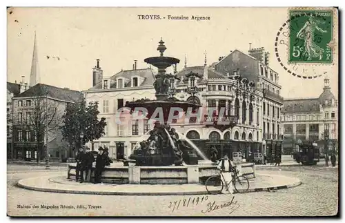Troyes Cartes postales Fontaine Argence