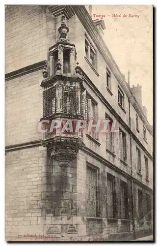 Troyes Cartes postales Hotel de Marisy