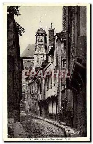 Troyes Cartes postales Rue du Vauluisant