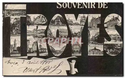 Troyes Cartes postales Souvenir