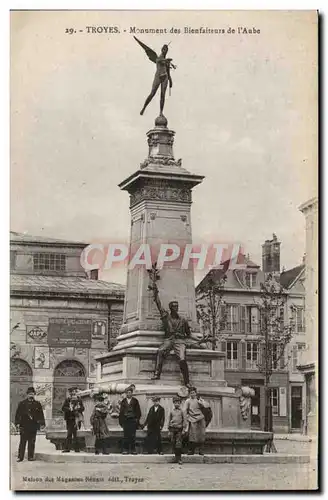 Troyes Ansichtskarte AK Monument des bienfaiteurs de l&#39Aube