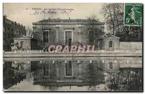 Troyes Cartes postales les archives departementales