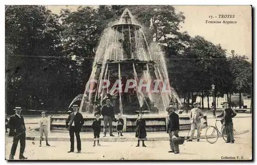 Troyes Cartes postales Fontaine Argence