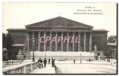 Paris Cartes postales Chambre des deputes