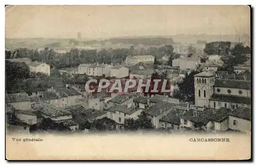 Cartes postales Carcassonne Vue generale