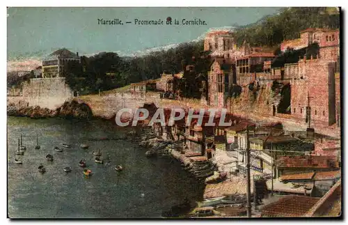 Cartes postales Marseille Promenade de la Corniche