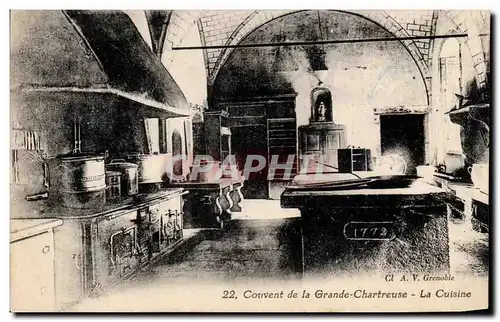 Ansichtskarte AK Couvent de la Grande Chartreuse La cuisine