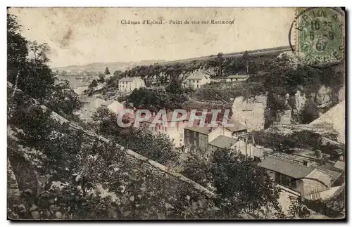 Cartes postales Chateau d'Epinal Point de vue sur Razimont