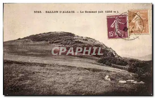 Cartes postales Ballon d'Alsace Le sommet