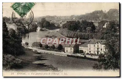 Cartes postales Epinal Vue generale prise de l'Olympe