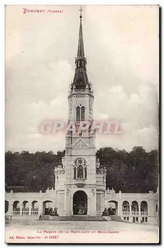 Domremy Cartes postales La facade de la basilique du Bois Chenu