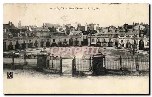 Cartes postales Dijon Place d&#39armes