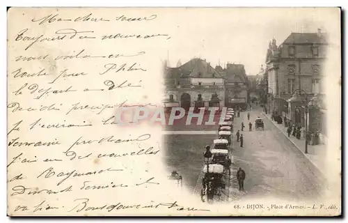 Cartes postales Dijon Place d&#39armes