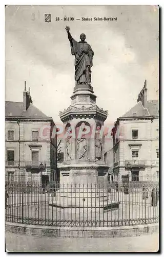 Ansichtskarte AK Dijon Statue Saint Bernard