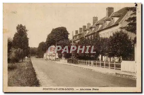 Cartes postales Fontenay sur Loing Ancienne poste