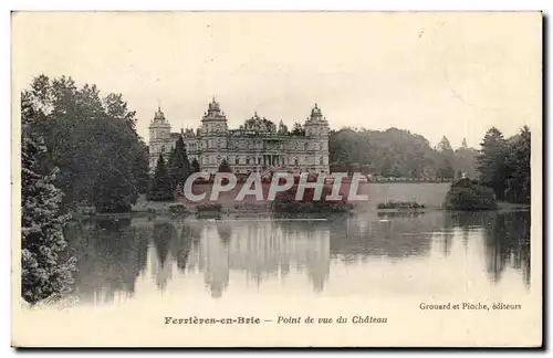 Ansichtskarte AK Ferrieres en Brie Point de vue du chateau