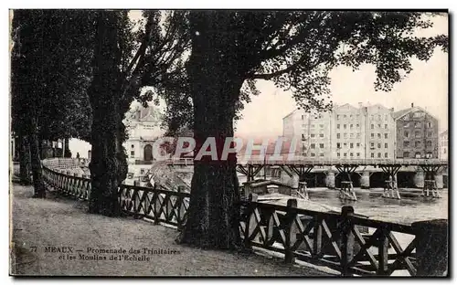 Cartes postales Meaux Promenade des TRinitaires et les moulins de l&#39echelle