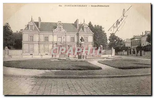 Cartes postales Fontainebleau Sous Prefecture