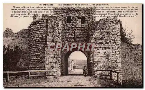 Ansichtskarte AK Provins Vue exterieure de la porte St Jean