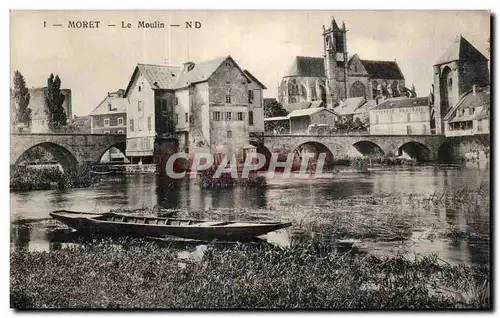 Cartes postales Moret Le moulin