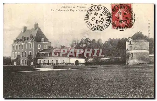 Ansichtskarte AK Environs de Nemours Le chateau de Fay Vue d&#39ensemble