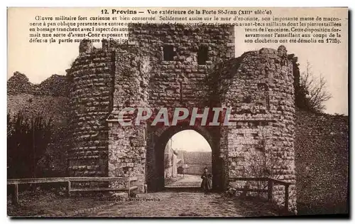 Ansichtskarte AK Provins Vue exterieure de la porte St Jean