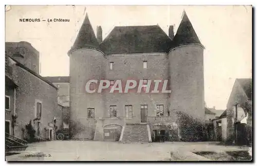 Cartes postales Nemours Le chateau