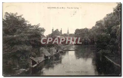 Cartes postales Souppes Vue du Loing