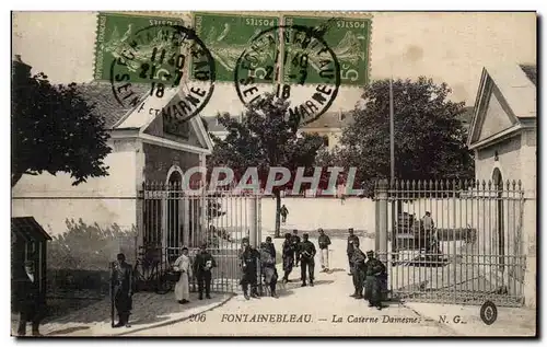 Cartes postales Fontainebleau Caserne Damesne Militaria