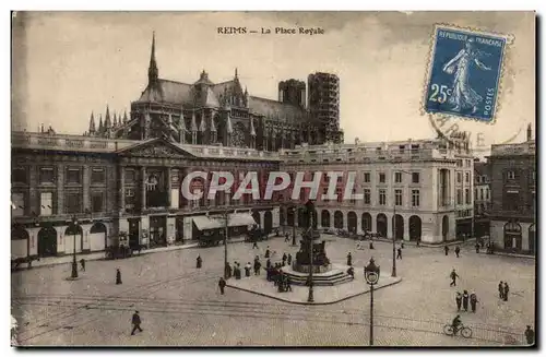 Cartes postales Reims La place royale