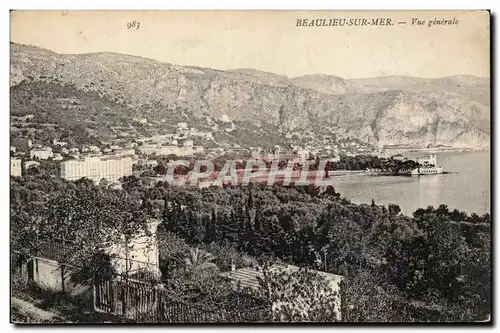 Cartes postales Beaulieu sur Mer Vue generale