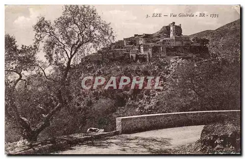 Cartes postales Eze Vue generale