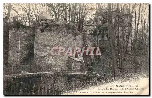 Nangis Cartes postales Restes des remparts de l&#39ancien chateau