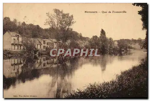 Cartes postales Nemours Quai de Fromonville