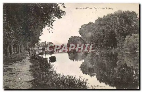 Cartes postales Nemours Bords du Loing