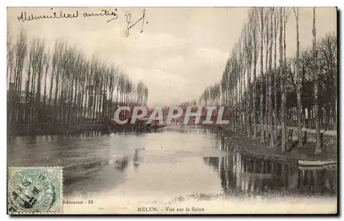 Ansichtskarte AK Melun Vue sur la Seine