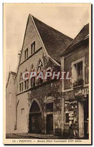 Cartes postales Provins Ancien hotel Vauluisant