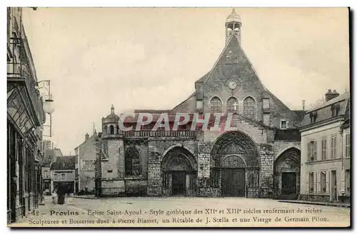 Cartes postales Provins Eglise Saint Ayoul