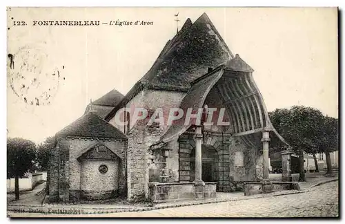 Cartes postales Fontainebleau L&#39eglise d&#39Avon