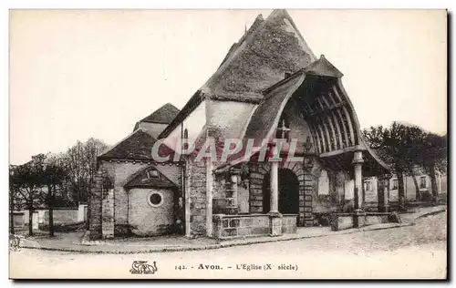 Cartes postales Avon L&#39eglise