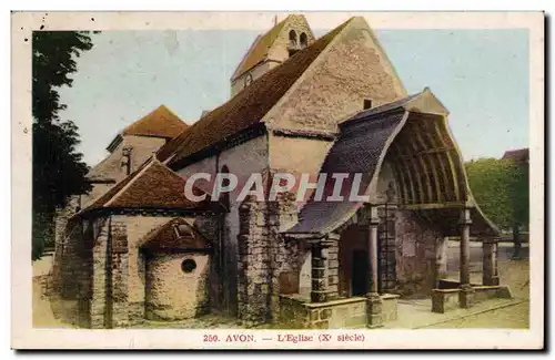 Cartes postales Avon L&#39eglise