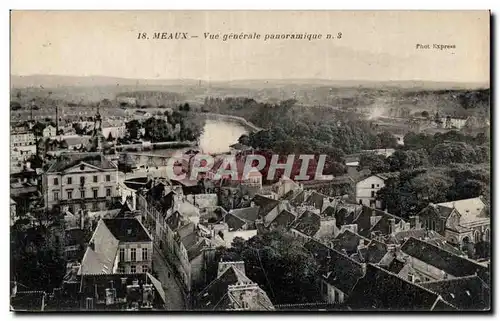 Cartes postales Meaux Vue generale panoramique